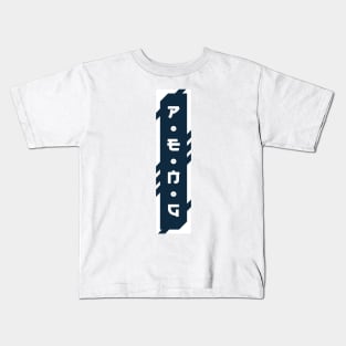 Peng cyberpunk urban slang letters Kids T-Shirt